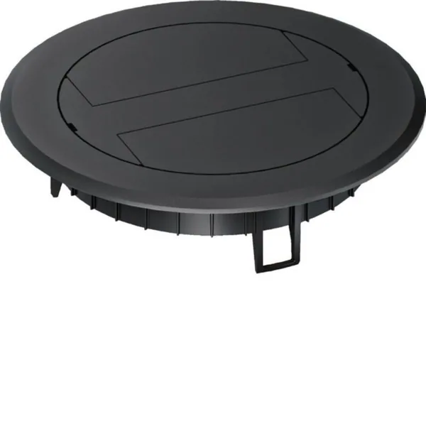 Lattiarasian kansi Hager Electraplan.VE-EE LARA R02 PA CO black IP30