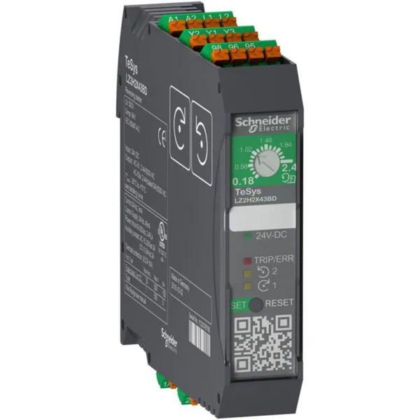 Moottorikäynnistin Schneider Electric TeSys LZ2H2X43BD SV 0.18-2.4A 24VDC