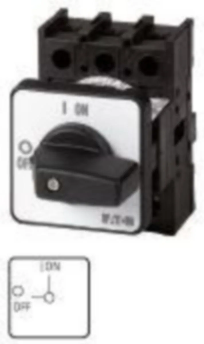 Pääkytkin Eaton P1-25/E – musta