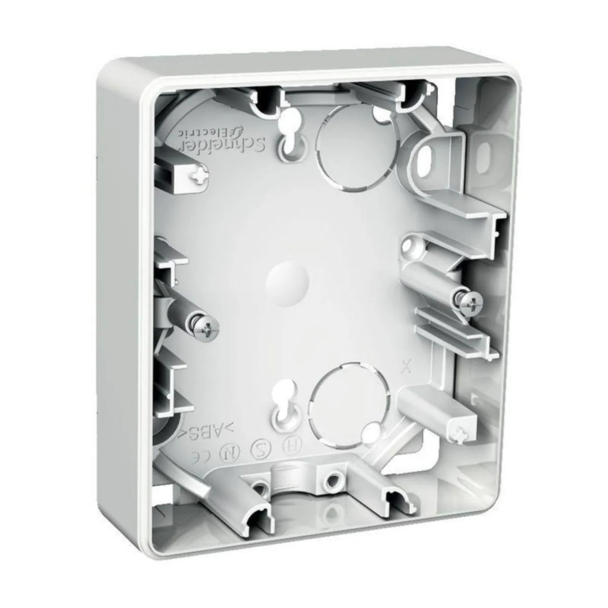 Pintakehykset Schneider Electric Exxact 2-PR.PINTAKOJERASIA 21MM VAL – valkoinen