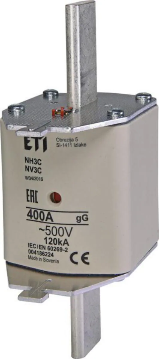 Kahvasulake ETI GG 3, NV 3 GG 400A 500V