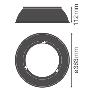 Mekaaninen lisätarvike Ledvance High Bay Value - MEKAANINEN LISÄT HIGH BAY VALU HB COMP REFLECTOR 120W 2KPL