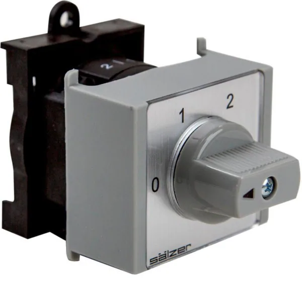 Nokkakytkin askel Sälzer P220 0-1-2 1N 20A DIN