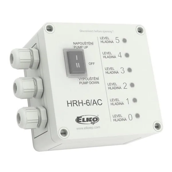 Pinnankorkeudenvalvontarele Elko EP HRH-6 VALVONTARELE PINNANKOR.ELKO 1S 16A 5-TASO PUMP. 230VAC IP6