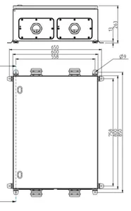 Riviliitinkotelo Fe Katko KLT - RIVILIITINKOTELO FE KLT 2XAL/CU 35-240MM²