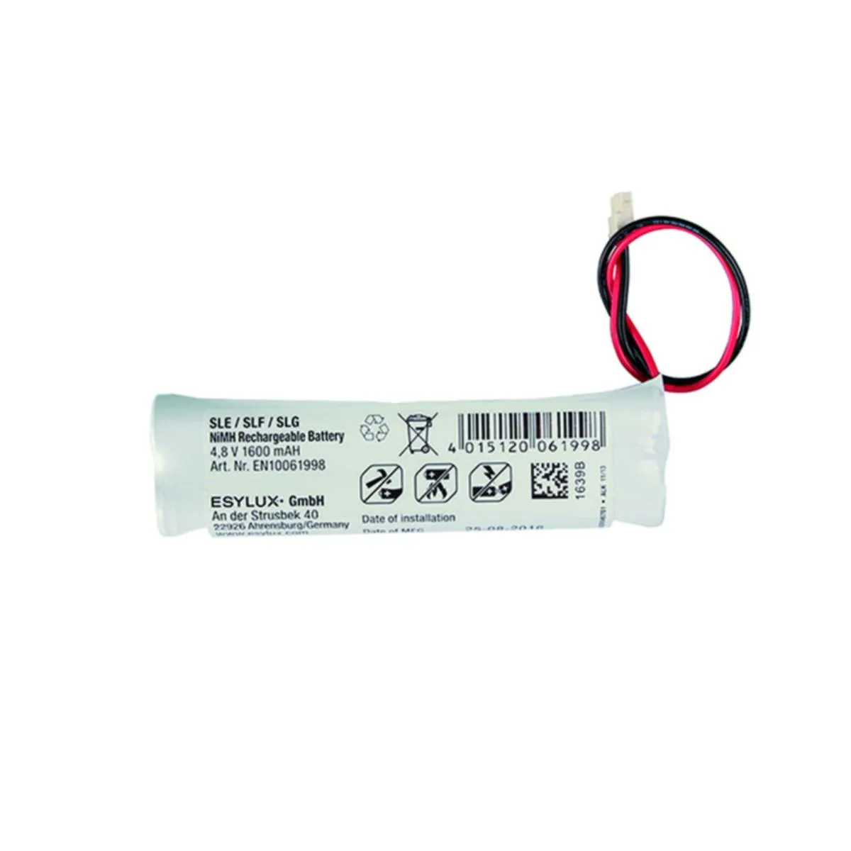 Akku ESYLUX lisävaruste SLE/SLF BATTERY NIMH 1600MAH