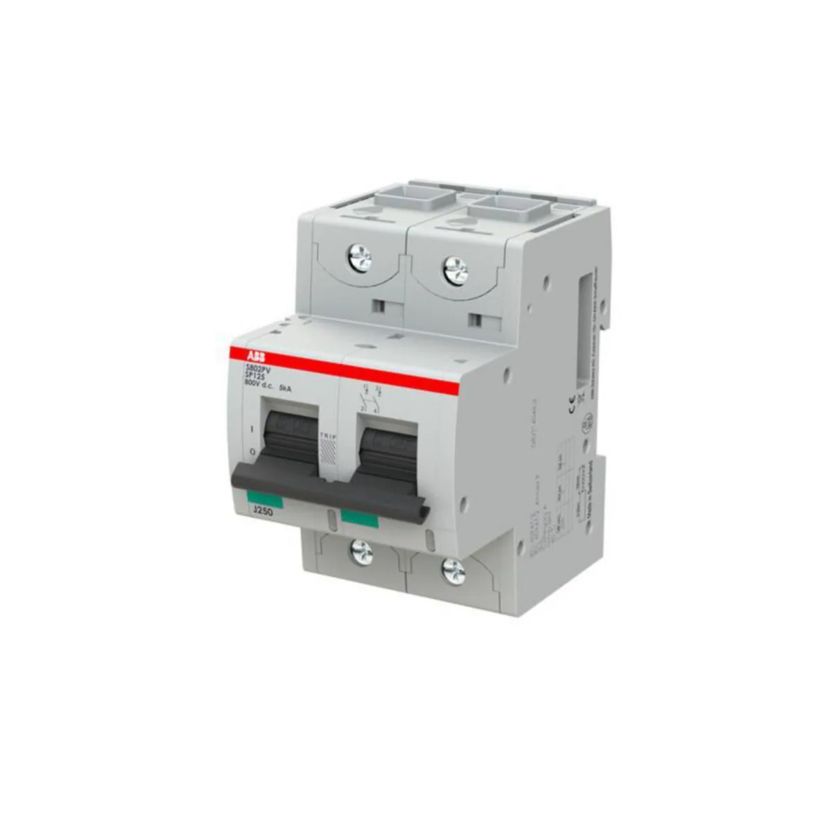 Johdonsuojakatkaisija ABB S800 S802PV-SP125, 2P SP 125A