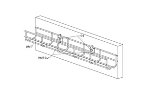 Kiinnityskappale Meka WMT CL1 lankahylly - KIINNITYSTARV LANKAHYLLY MEKA WMT CL1 HDG