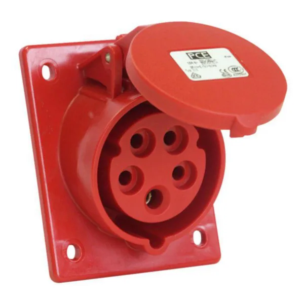 Kojepistorasia PCE TURBO TWIST IP44 425-6TT 32A 5P 400V