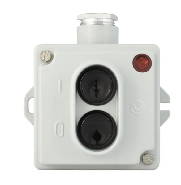 Kytkin merkkilampulla 16A 250V IP44 Selcast 2-NAP LAMP 1xPK16 HARM