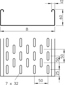 Levyhylly OBO KTS SKS - LEVYHYLLY KTS SKS 620 FS, 60X200X3000