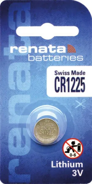 Paristo nappi lithium Renata CR1225/BP1 3V/48mAh BLISTER