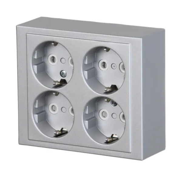 Pistorasia ABB Impressivo 4-osainen IP21 4S/16A/IP21 PPJ HL ALU