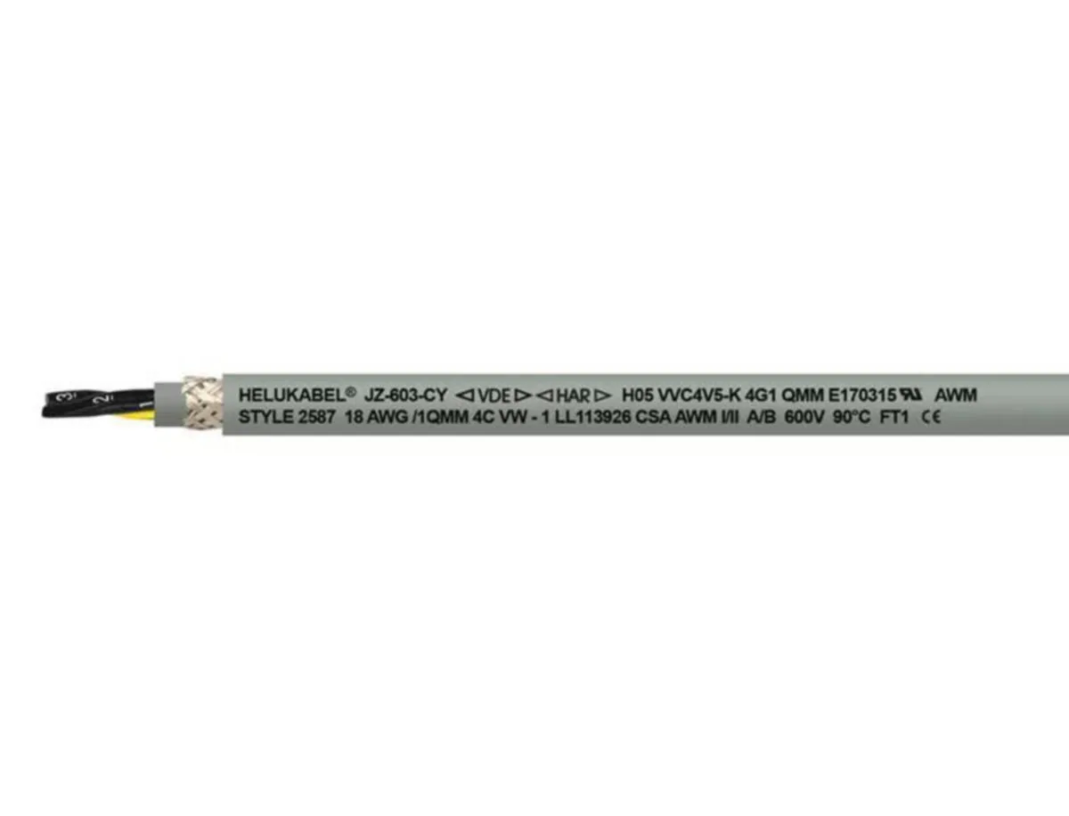 Ohjauskaapeli Helukabel JZ-603-CY - OHJAUSKAAPELI HELUKABEL JZ-603-CY UL-CSA-HAR 12G1,5