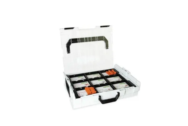 Rasialiitinlajitelma Wago L-BOXX RASIALIITINPAKKAUS LAJITELMA 675kpl