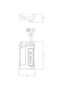 Sähköinen lisätarvike Ledvance Urban Wall - SÄHKÖINEN LISÄTARVIKE URBAN UB WP CBO EL KIT 3H MT/AT