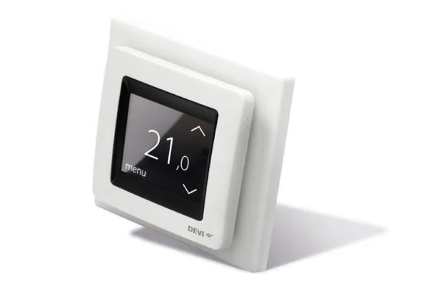 Yhdistelmätermostaatti DEVIreg Touch VALK 230V 16A