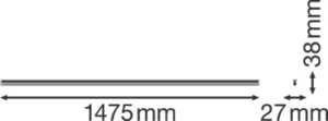 Yleisvalaisin pinta Ledvance Linear Compact Batten - YLEISVALAISIN P LINEAR COMPACT LN COMP BATTEN 1500 25W/4000K