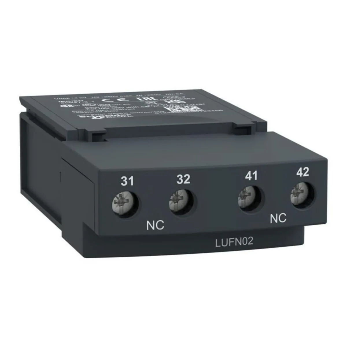 Apukosketin Schneider Electric TeSys LUF - APUKOSKETIN TESYS LUFN02, APUK. B-LOHKO 0S+2A