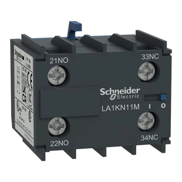 Apukosketinlohko Schneider Electric TeSys LA1KN11M, PÄÄLLE 1S+1A