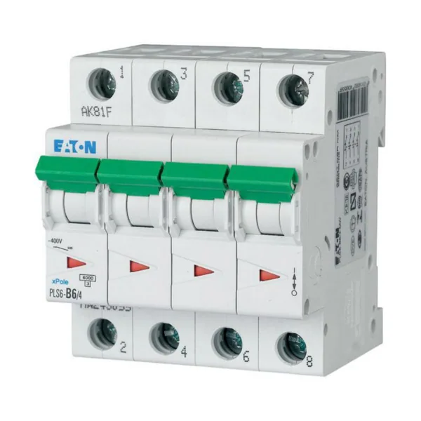 Johdonsuojakatkaisija Eaton Xpole PLS6-B6/4-MW