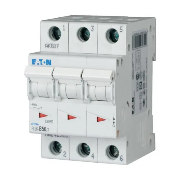 Johdonsuojakatkaisija Eaton Xpole PLS6-C50/3-MW