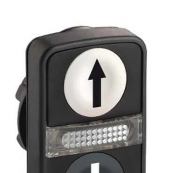 Kaksoispainike Schneider Electric Harmony ZB5AW7A1724 M.VALO