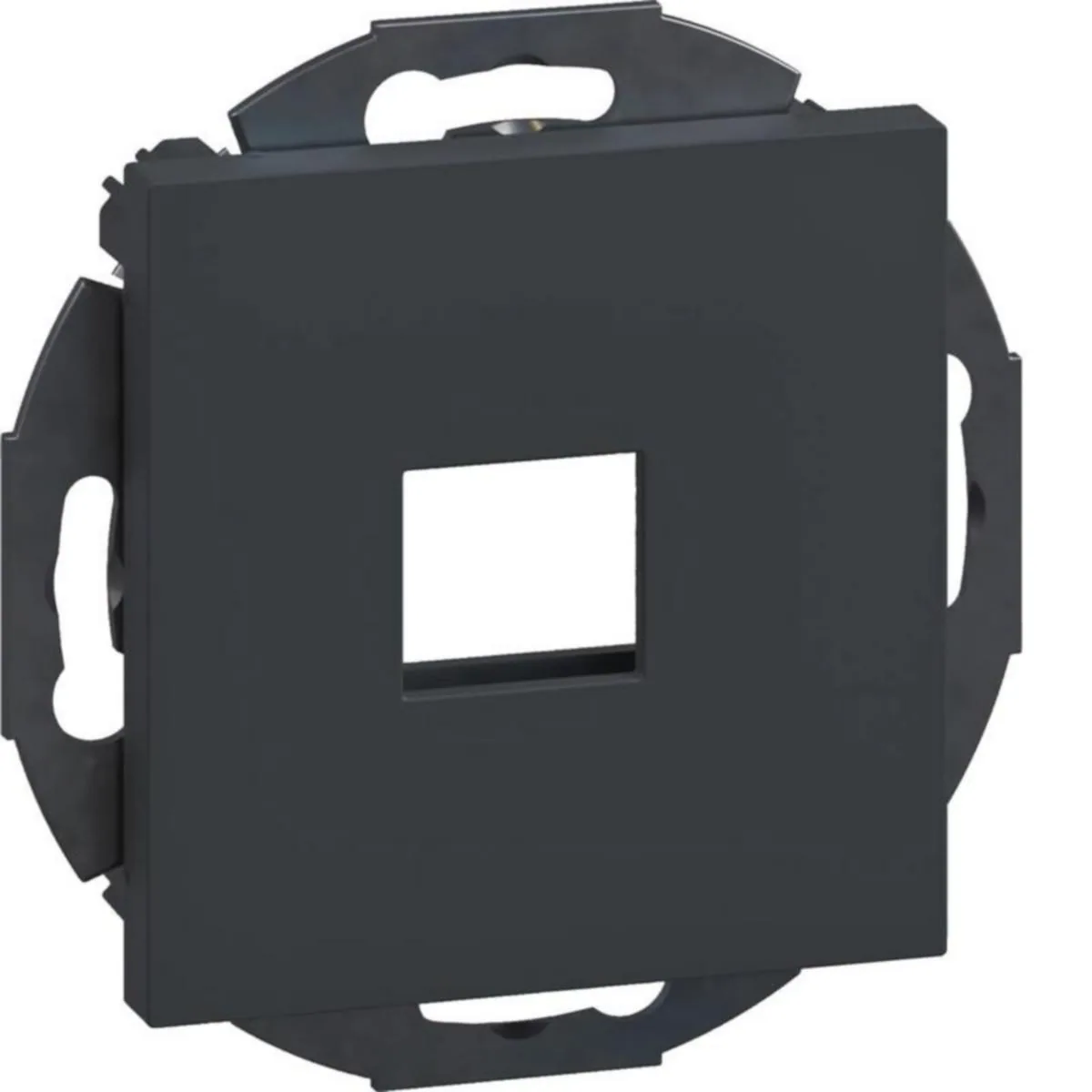 Kanava AV-rasia Hager Ecoline Keystone GSETMM101 1f. black – musta