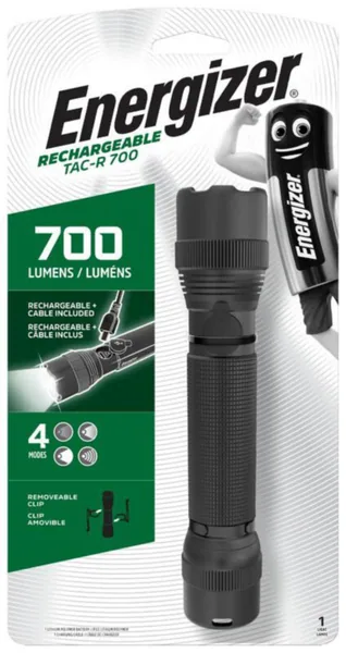 Käsivalaisin LED Energizer Tactical Rechargeable 700