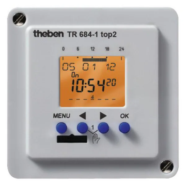 Kellokytkin digitaalinen Theben TR 684-1 Top2