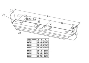 Keskikannake Meka MK tikashylly - KESKIKANNAKE TIKASHYLLY MEKA MK-610 PG