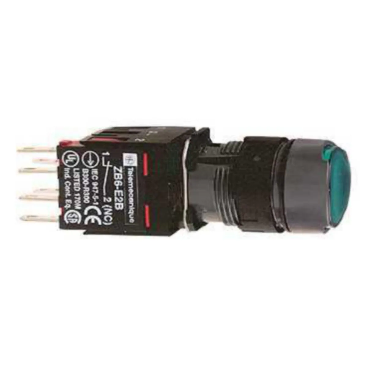 Kumisuojuspainike Schneider Electric Harmony XB6AW3B1B VIHR PYÖR LED – vihreä