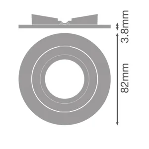 Mekaaninen lisätarvike Ledvance SPOT - MEKAANINEN LISÄTARV. LEDVANCE SP CBO RING ADJ ROUND BN