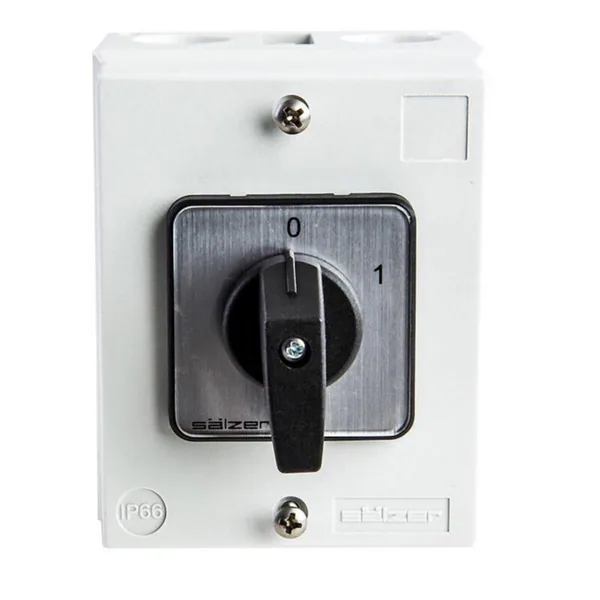 Nokkakytkin askel Sälzer P220 0-1 2N 20A KOT. IP66