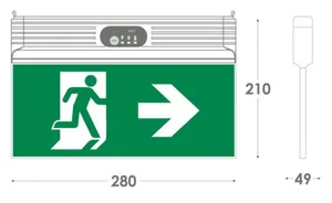 Opastevalaisin Kamic Eco Light - OPASTEVALAISIN ECO LIGHT PLD-25/CBS