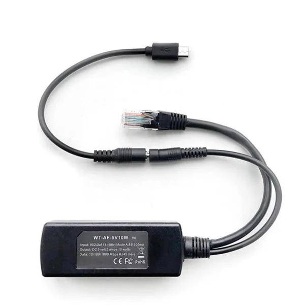 Virtalähde smart things PoE VASTAANOTIN, MICROUSB, 48V