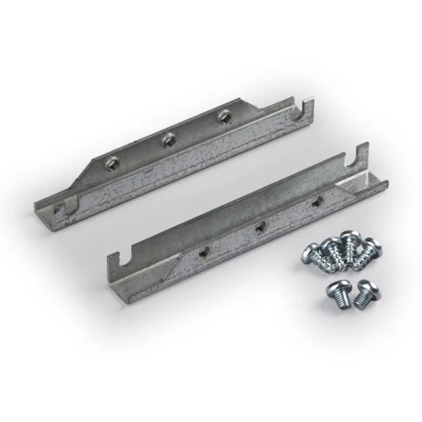 DIN-kiskokannatin Ensto PRE75.14 600mm SIVULLE/KESKELL