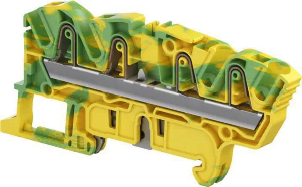 Maadoitusliitin TE / ABB Entrelec -liittimet VIHREÄ/KELT., LEV:6MM, JOHTO:4