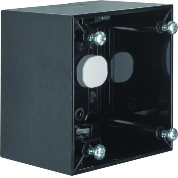 Pintakojerasia Hager Integro Flow 1f. d=41mm black