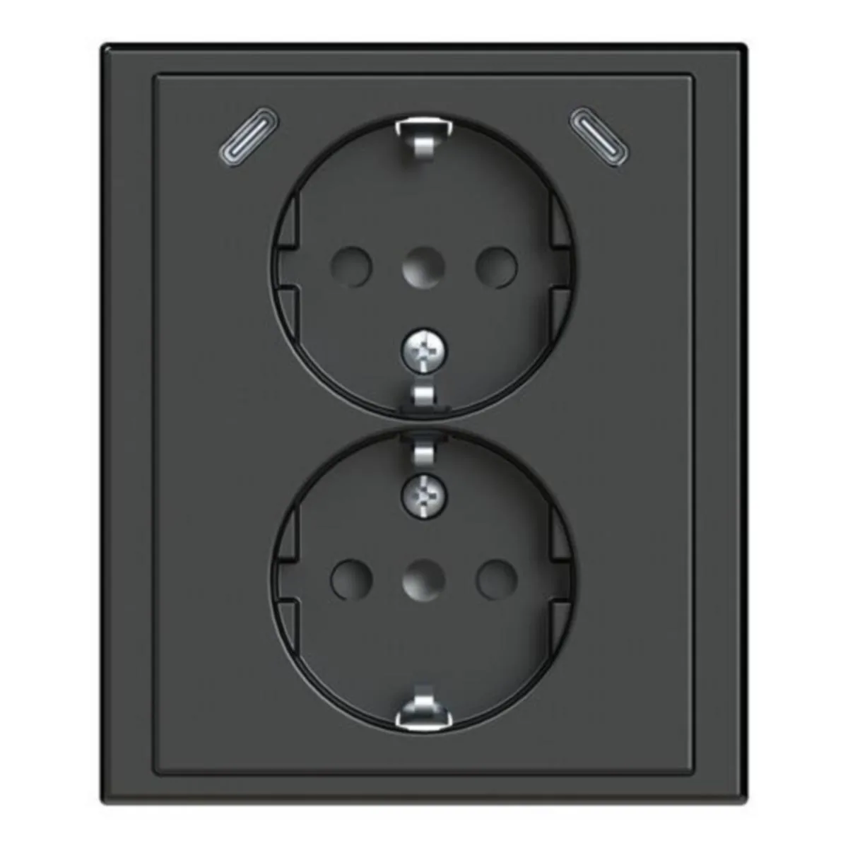 Pistorasia + USB ABB Impressivo maadoitettu 2-osainen - PISTORASIA + USB IMPRESSIVO 2S/16A/IP21 UKJ 0X USB C+C ANT