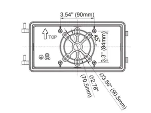 Seinävalaisin ulko Exaktor exWall - SEINÄVALAISIN ULKO EXWALL EXWALL 4300LM 840 AS D P