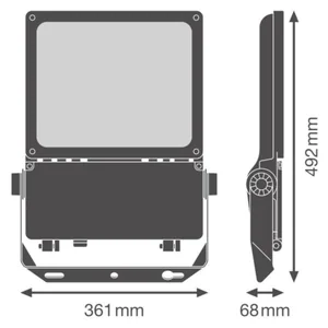Valonheitin Ledvance Floodlight PFM Flex - VALONHEITIN LEDVANCE FL FLEX 130W/830 ML 45X140D