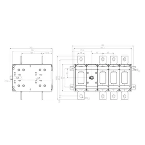 Kuormankytkin vääntö Katko LoadSafe KU 160-800A - KUORMANKYTKIN VÄÄNT KU160-800A 8X630A 400V 355KW