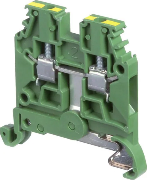 Maadoitusliitin TE / ABB Entrelec -liittimet 5MM, JOHTO:2,5MM2, VIHR/KELT