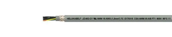 Ohjauskaapeli Helukabel JZ-602-CY UL/CSA 3G2,5 (AWG14