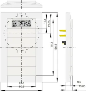 Peitelevy Hager S.1 - PEITELEVY S.1 1OS. KNX-PAIN. VAL