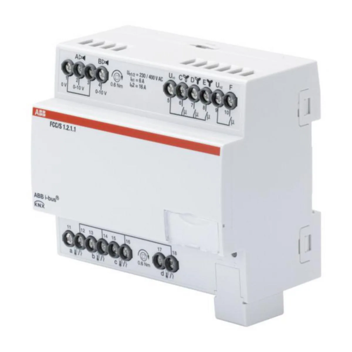Puhallinkonvektorisäädin KNX ABB FCC/S1.2.1.1 - LÄHTÖYKSIKKÖ LÄMMITIN KNX ABB 3POR. 2X0-10V