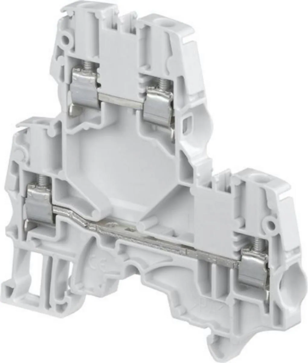 Riviliitin kaksikerros TE / ABB Entrelec -liittimet SININEN, LEV:5,2MM, JOHTO:4MM2