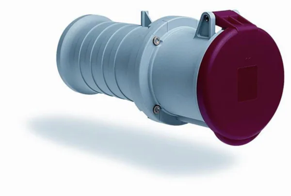 Voimajatkopistorasia Amphenol Tough & Safe 6H, 63A, IP44, 3P+E