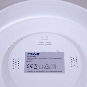 Alasvalo FTLight Luce - ALASVALO FTLIGHT LUCE 6W 2CCT PYÖREÄ UPPO
